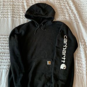 Carhartt Black Hooded Sweatshirt. No stains, no damanges, barely worn